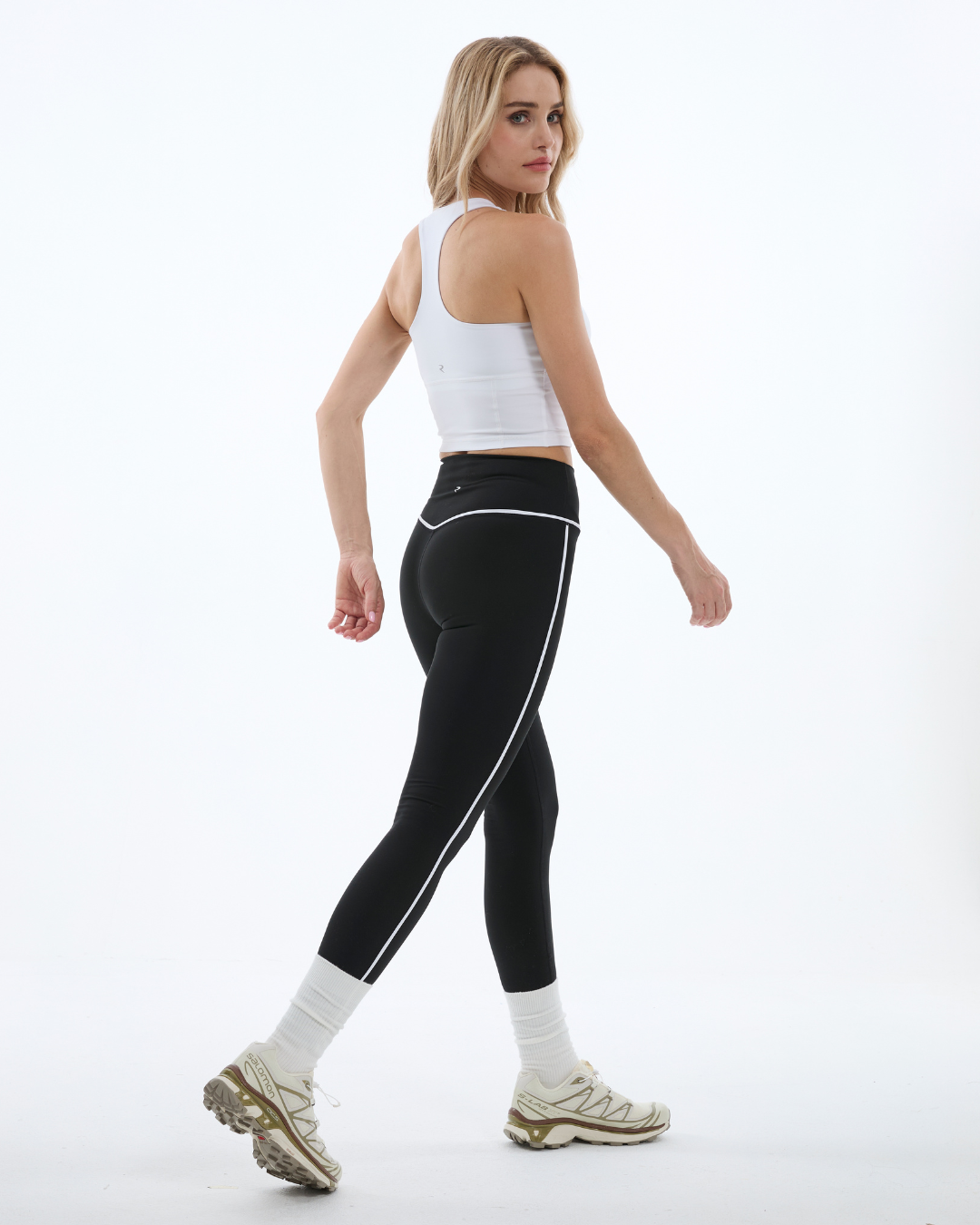 Classic Racer Back Tank - White