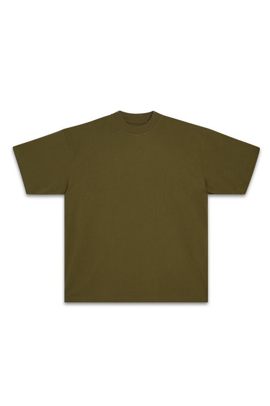 Luxury Heavyweight Oversized T-Shirt - Olive Green