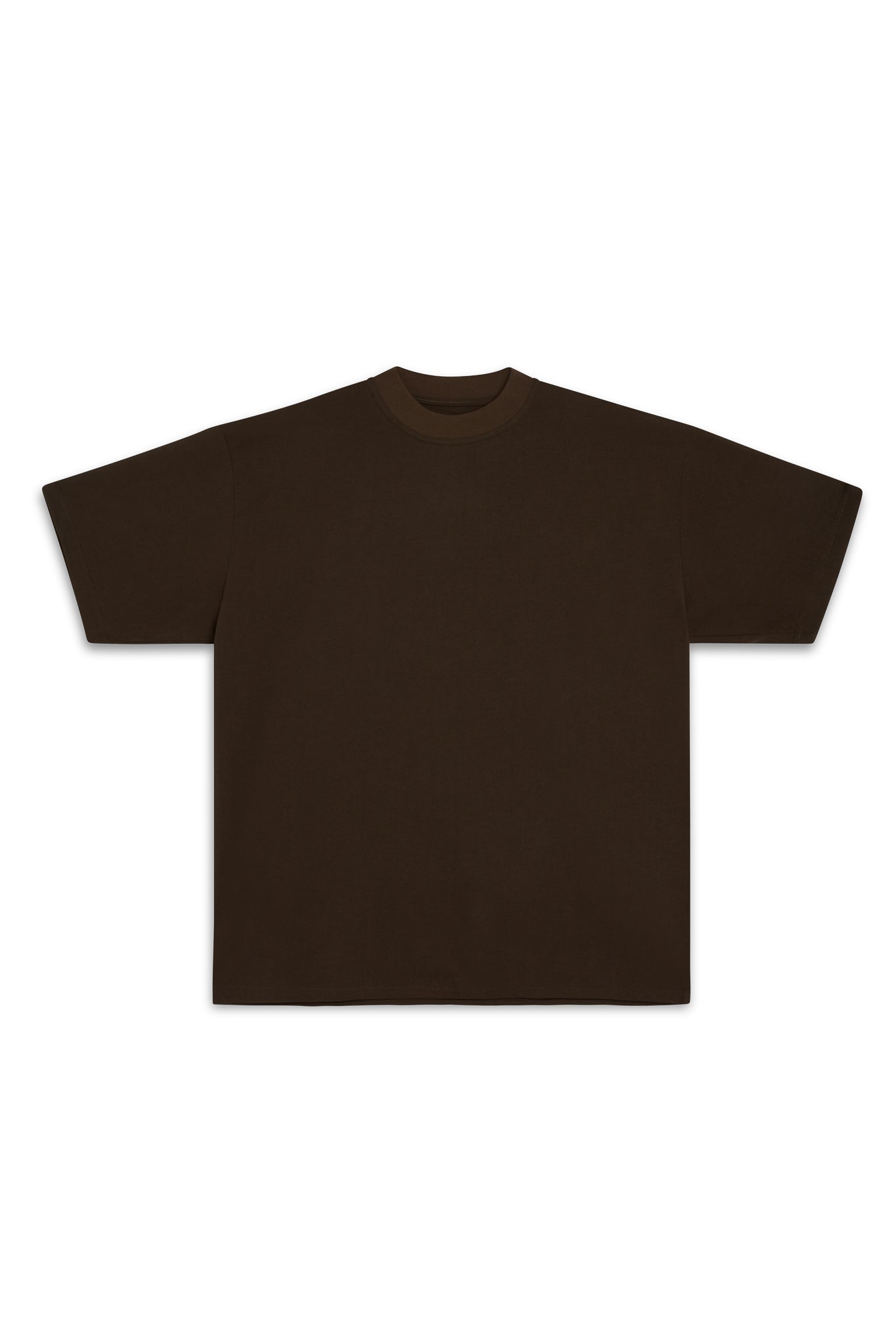 Luxury Heavyweight Oversized T-Shirt - Brown