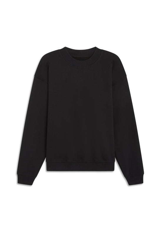Luxury Heavyweight Crewneck Sweatshirt - Black