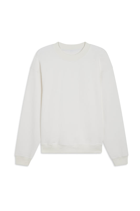 Luxury Heavyweight Crewneck Sweatshirt - White