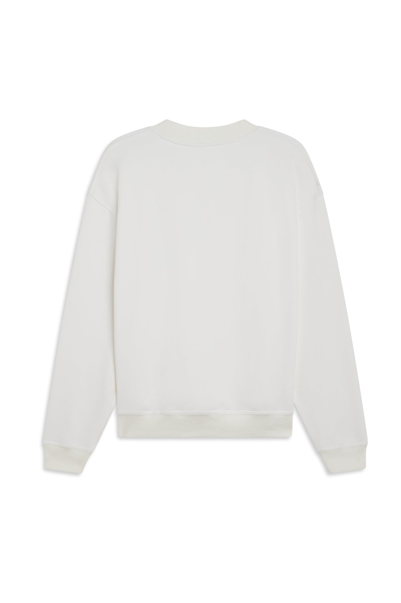 Luxury Heavyweight Crewneck Sweatshirt - White