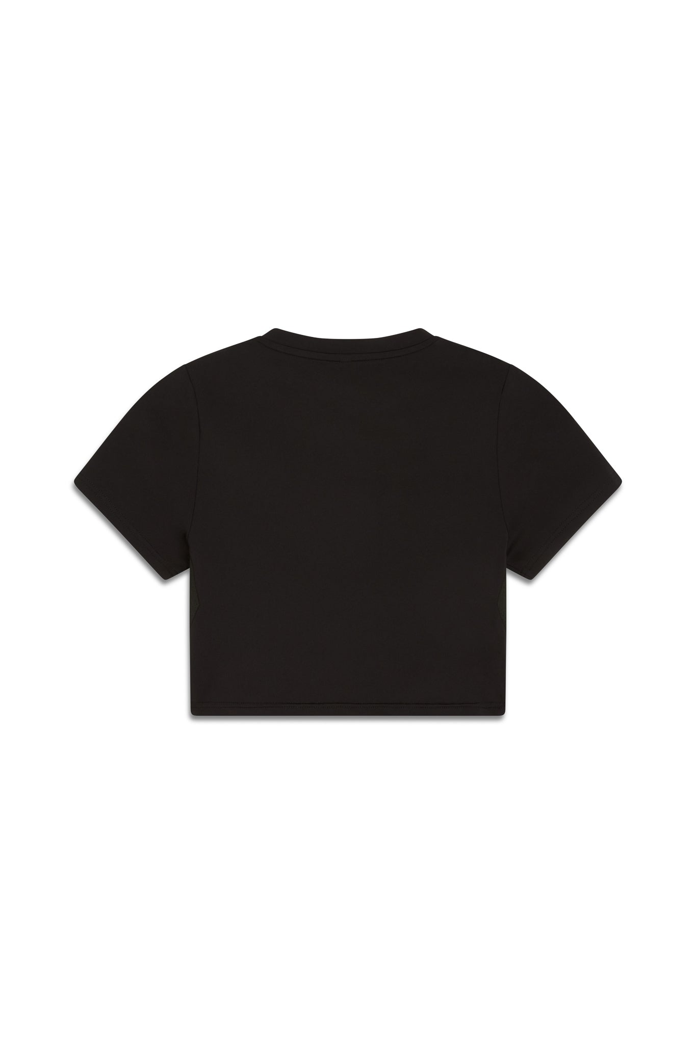 Women's Athletic Crop T-Shirt - Black